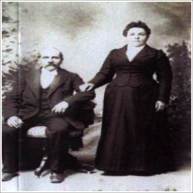 Gilbert Bates, son of Mary Udell, born 1809, and Gilbert Bates, and his wife Helen M. Bennett.