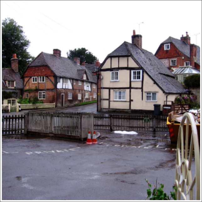 In the village of Wickham Hampshire.
