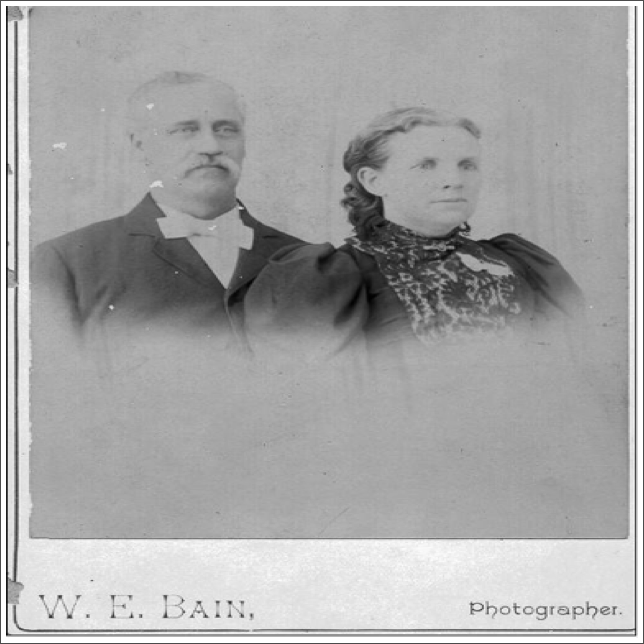 Jane Udell, daughter of John Udell and Margaret Brown and her husband John Morden Caster
