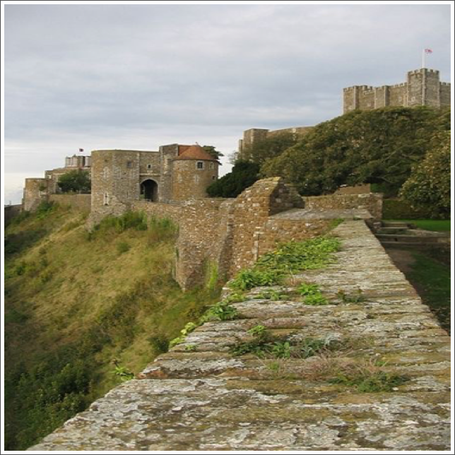 Dover Castle - In 1161 Hugh de Uvedale, son of Hameline, was obliged to provide castle guard at Dover Castle to Richard de Lucy, Justiciar of England