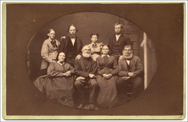 Margaret (Meddaugh) (B1833) and Samuel Randall; Esther (Horner) and Robert Meddaugh (B1843), FR - Nancy ((Betsy) Udell) and Robert Meddaugh and Elizabeth (Betsy)  and Jake Meddaugh, son of Robert’s brother Stephen.